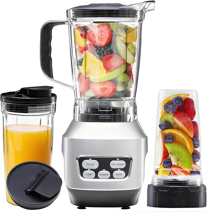 The Ultimate Kitchen Companion: 1.5L Countertop Multi-Function Portable Blender